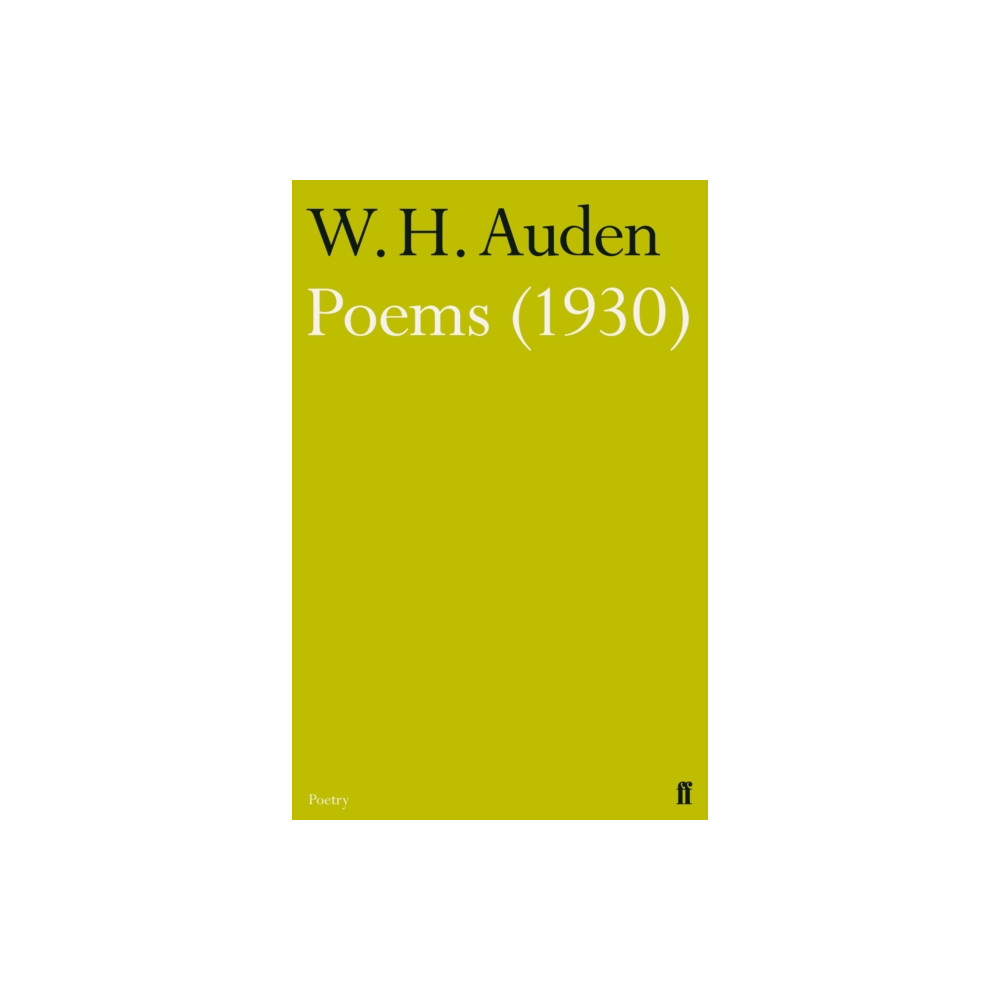 Produktbild för Poems (1930) (häftad, eng)