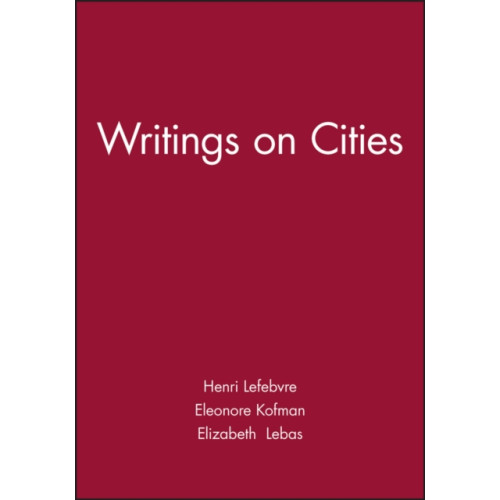 John Wiley And Sons Ltd Writings on Cities (häftad, eng)