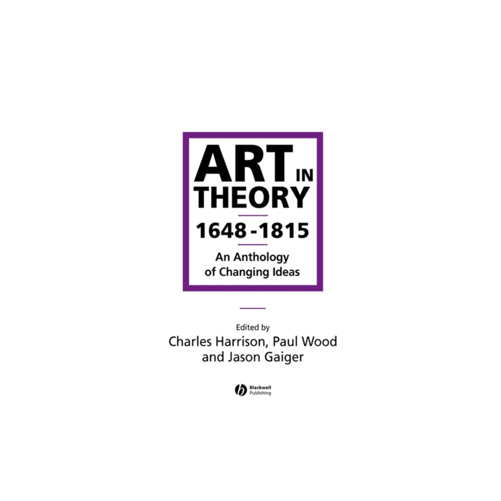 Produktbild för Art in Theory 1648-1815 (häftad, eng)