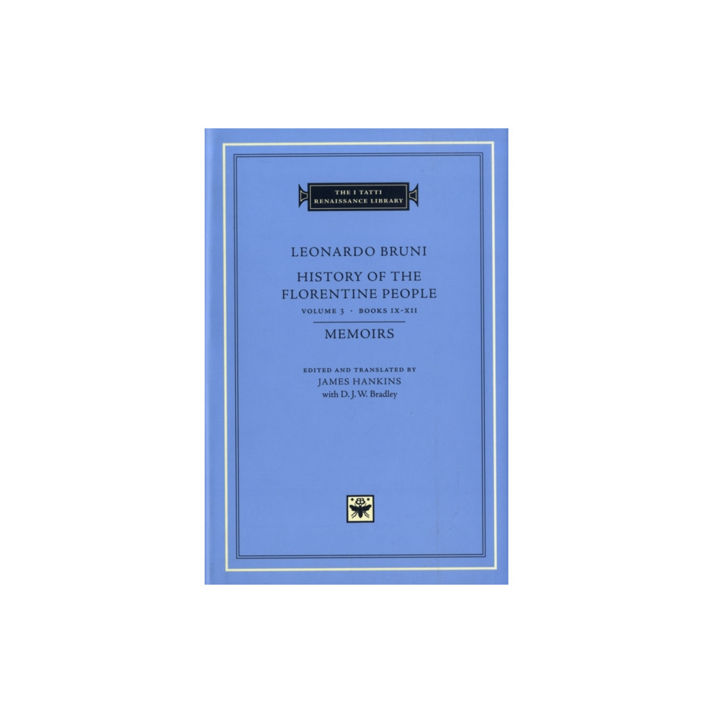 Produktbild för History of the Florentine People (inbunden, eng)