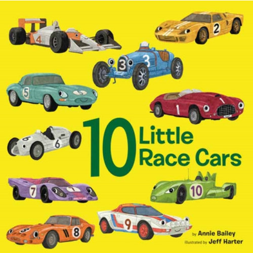 Random House USA Inc 10 Little Race Cars (bok, board book, eng)