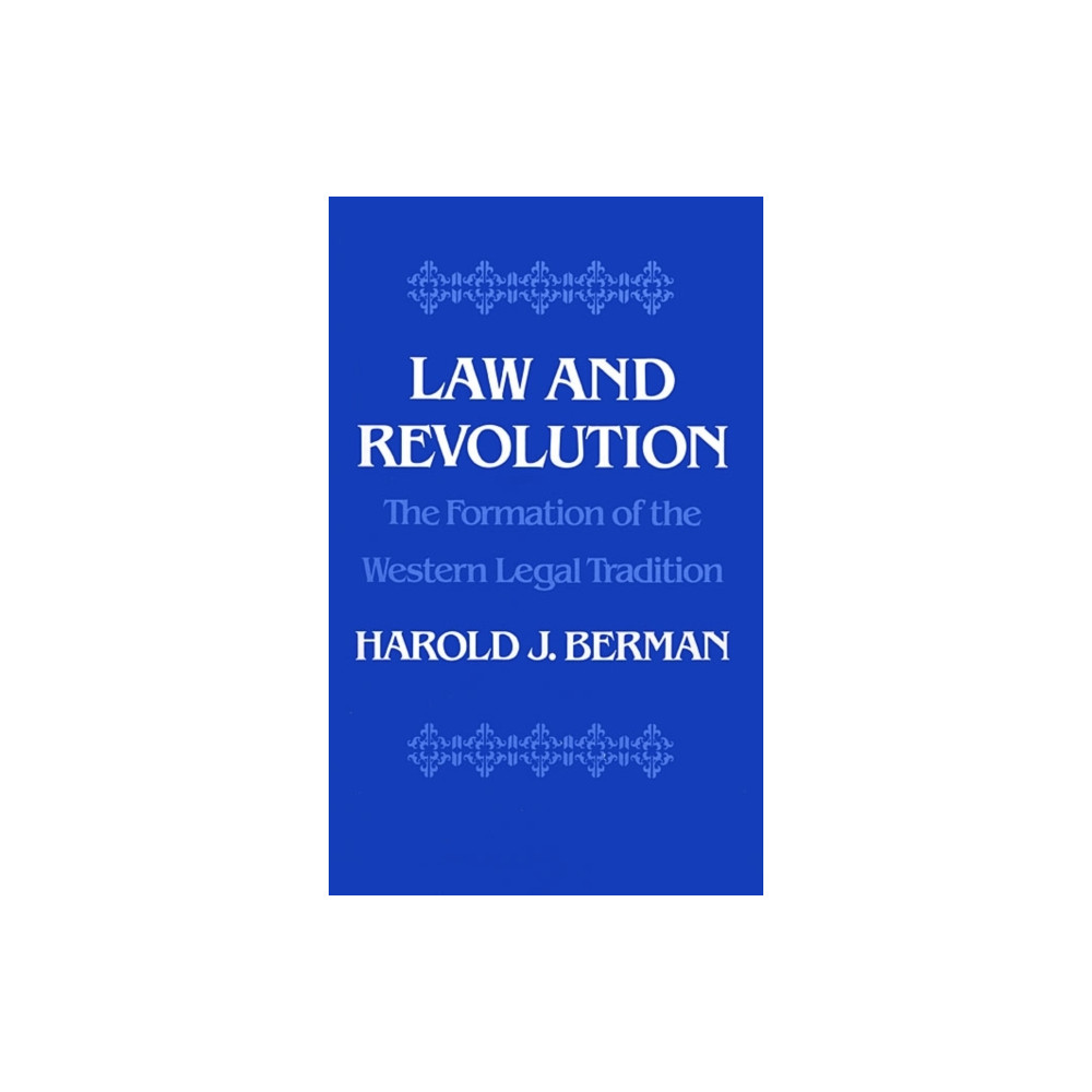 Produktbild för Law and Revolution, I (häftad, eng)