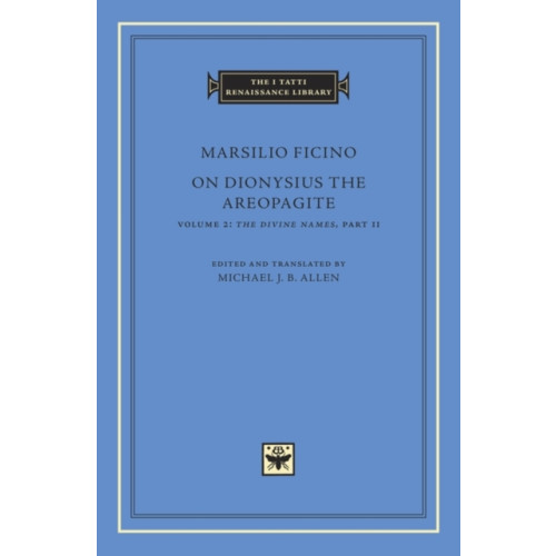 Harvard university press On Dionysius the Areopagite (inbunden, eng)