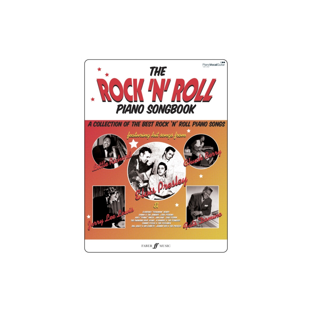 Produktbild för The Rock 'n' Roll Piano Songbook (häftad, eng)