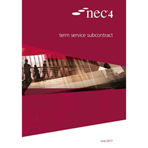 ICE Publishing NEC4: Term Service Subcontract (häftad, eng)