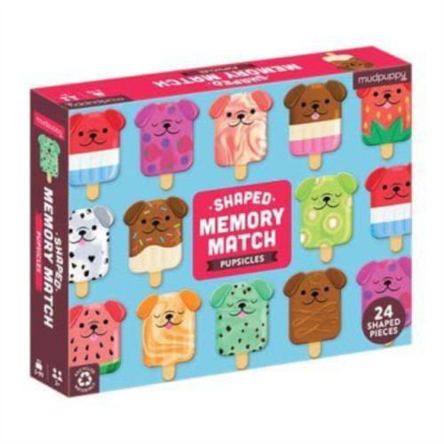 Galison Pupsicles Shaped Memory Match