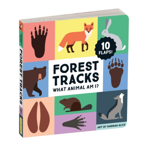 Galison Forest Tracks: What Animal Am I? Lift-the-Flap Board Book (bok, board book, eng)