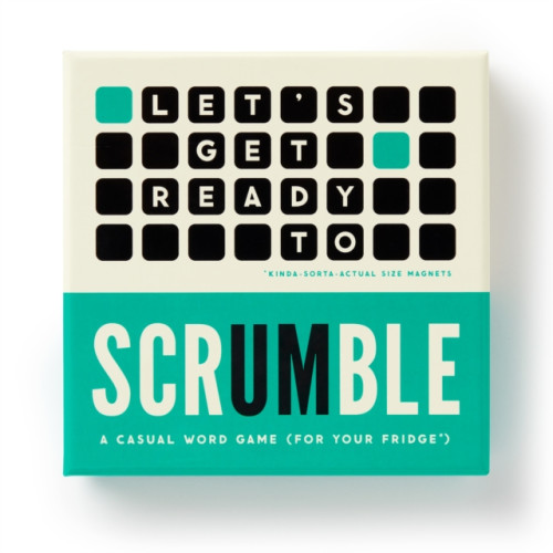 Galison Scrumble Magnetic Fridge Game