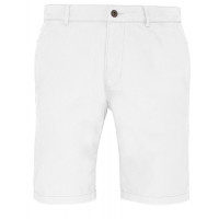Asquith Mens Classic Fit Shorts White