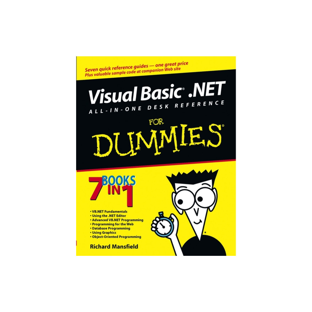 Produktbild för Visual Basic .NET All-In-One Desk Reference For Dummies (häftad, eng)