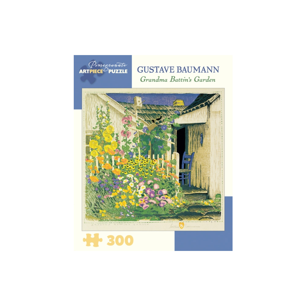 Produktbild för Gustave Baumann Grandma Battins Garden 300-Piece Jigsaw