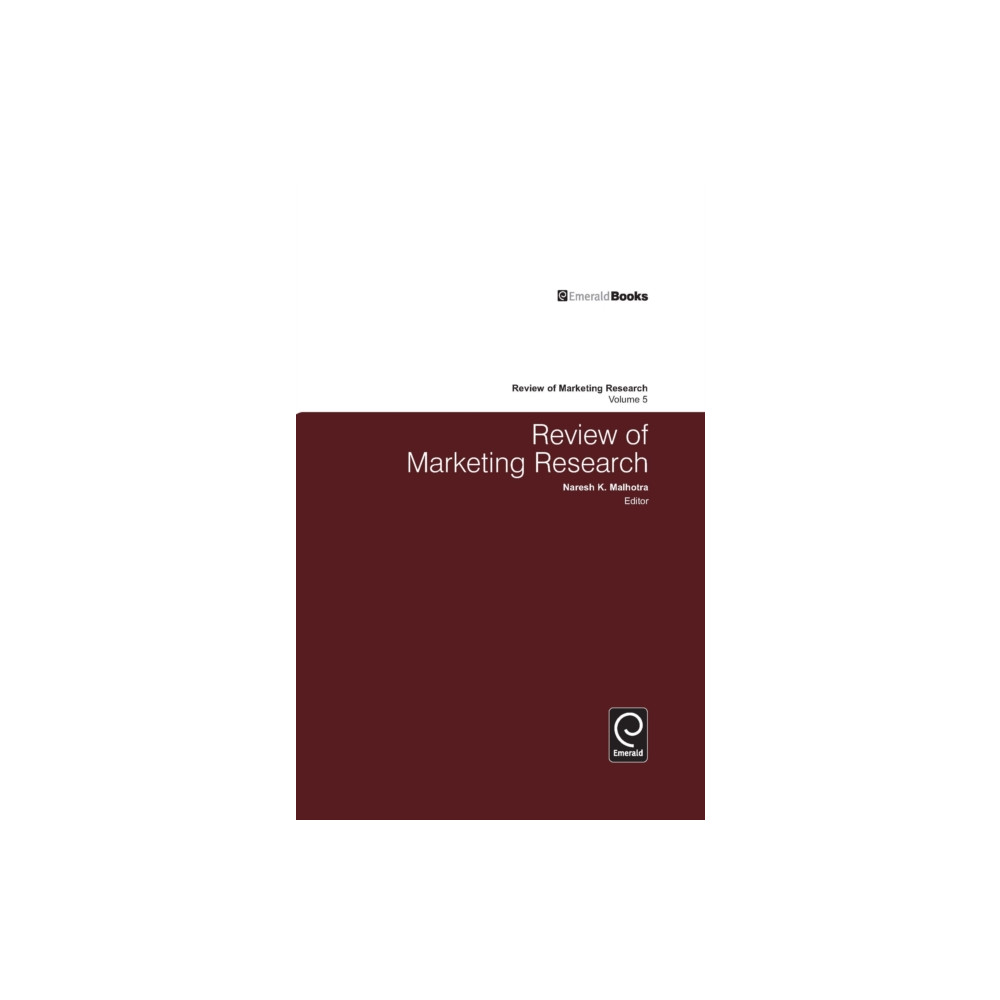 Produktbild för Review of Marketing Research (inbunden, eng)
