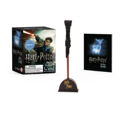 Running Press Harry Potter Wizard's Wand with Sticker Book