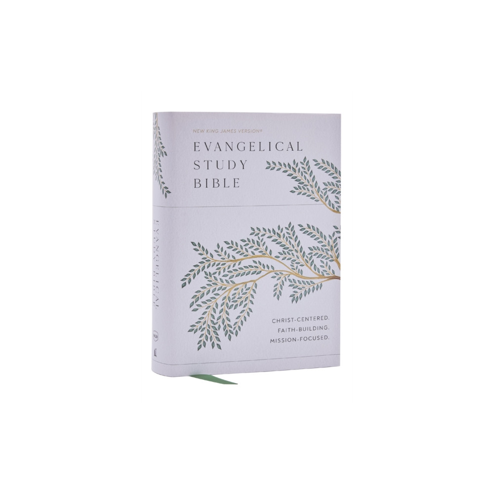 Produktbild för Evangelical Study Bible: Christ-centered. Faith-building. Mission-focused. (NKJV, Hardcover, Red Letter, Large Comfort Print) (inbunden, eng)