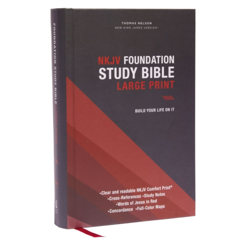 Thomas nelson publishers NKJV, Foundation Study Bible, Large Print, Hardcover, Red Letter, Thumb Indexed, Comfort Print (inbunden, eng)