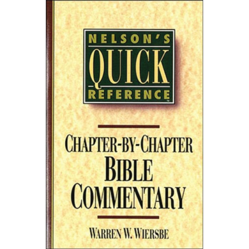 Thomas nelson publishers Nelson's Quick Reference Chapter-by-Chapter Bible Commentary (häftad, eng)