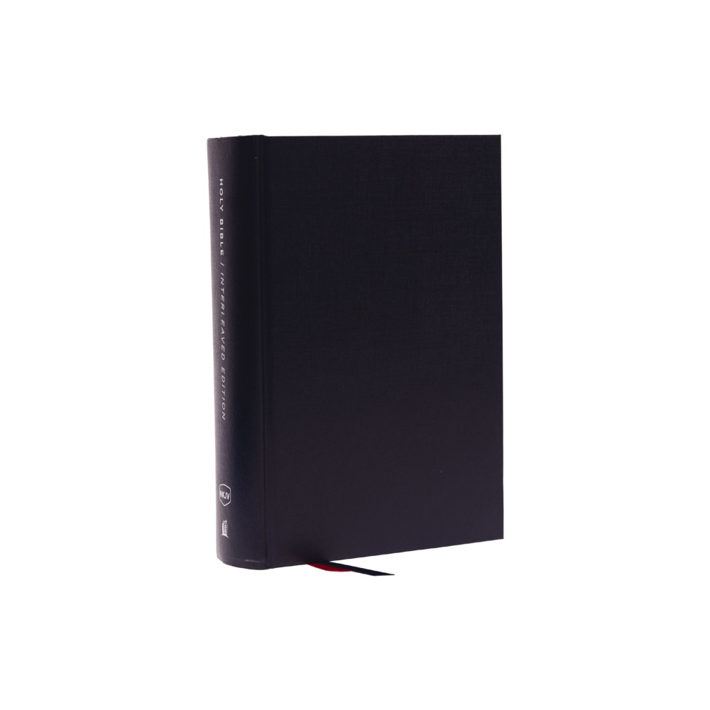 Produktbild för NKJV, Interleaved Bible, Journal Edition, Hardcover, Blue, Red Letter, Comfort Print (inbunden, eng)
