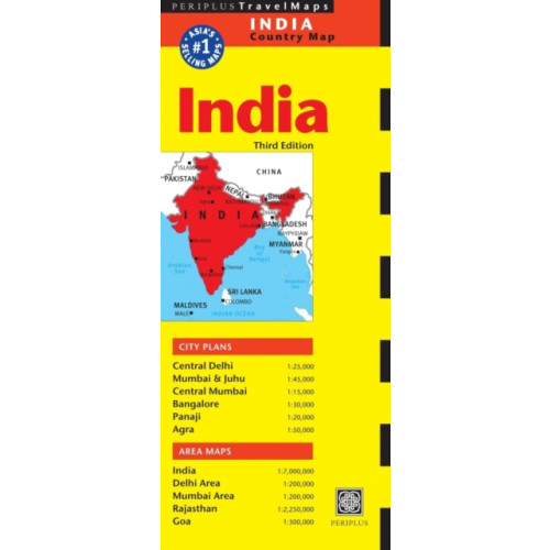 Periplus Editions India Travel Map Third Edition