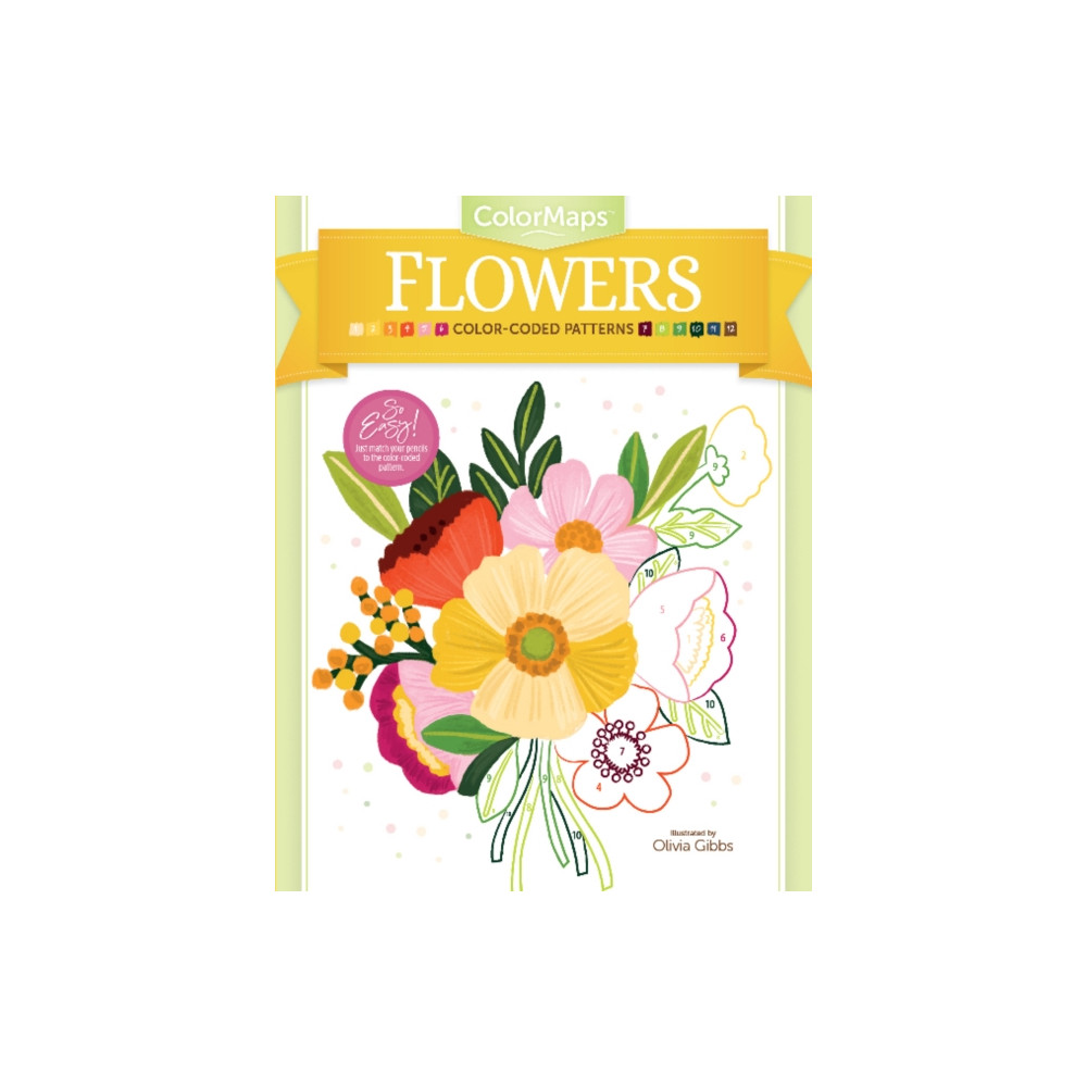 Produktbild för ColorMaps Flowers (häftad, eng)