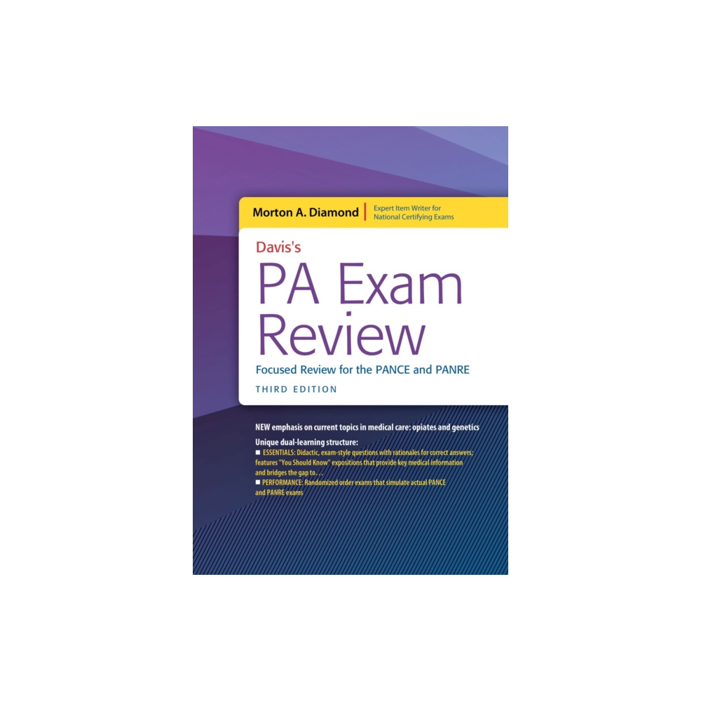 Produktbild för Davis's PA Exam Review (häftad, eng)