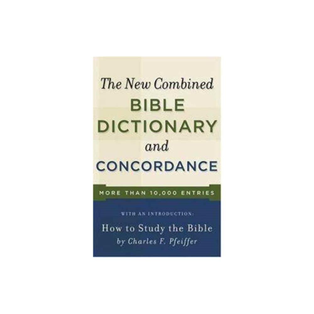 Produktbild för New Combined Bible Dictionary and Concordance (häftad, eng)