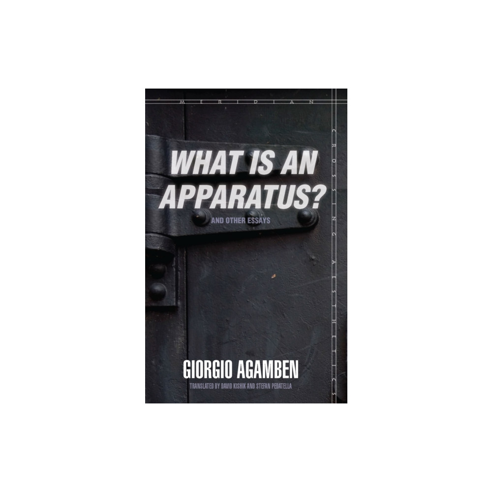 Produktbild för "What Is an Apparatus?" and Other Essays (häftad, eng)