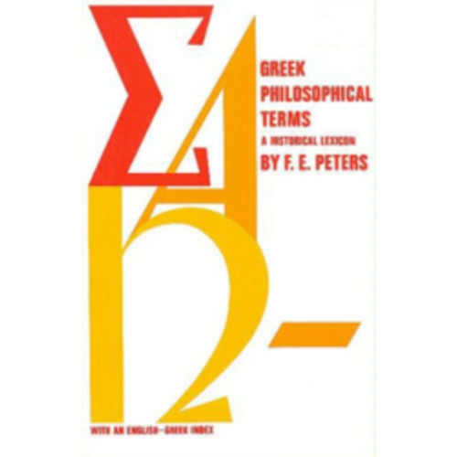 New York University Press Greek Philosophical Terms (häftad, eng)