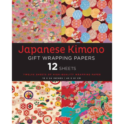 Tuttle Publishing Japanese Kimono Gift Wrapping Papers - 12 Sheets (häftad, eng)