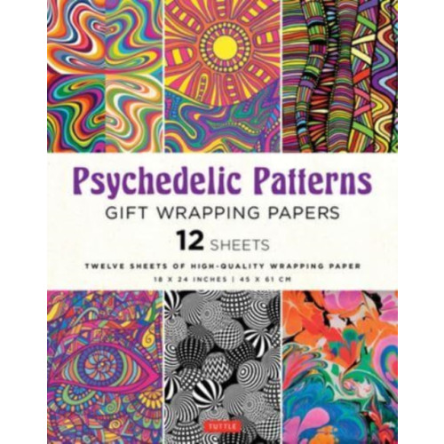 Tuttle Publishing Psychedelic Patterns Gift Wrapping Papers - 12 sheets (häftad, eng)