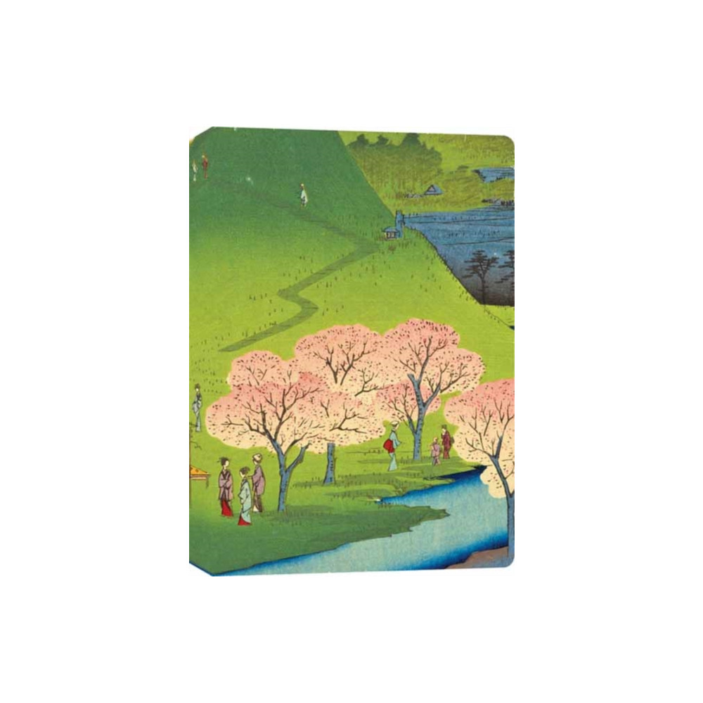 Produktbild för Hiroshige Cherry Blossoms Lined Hardcover Journal (inbunden, eng)