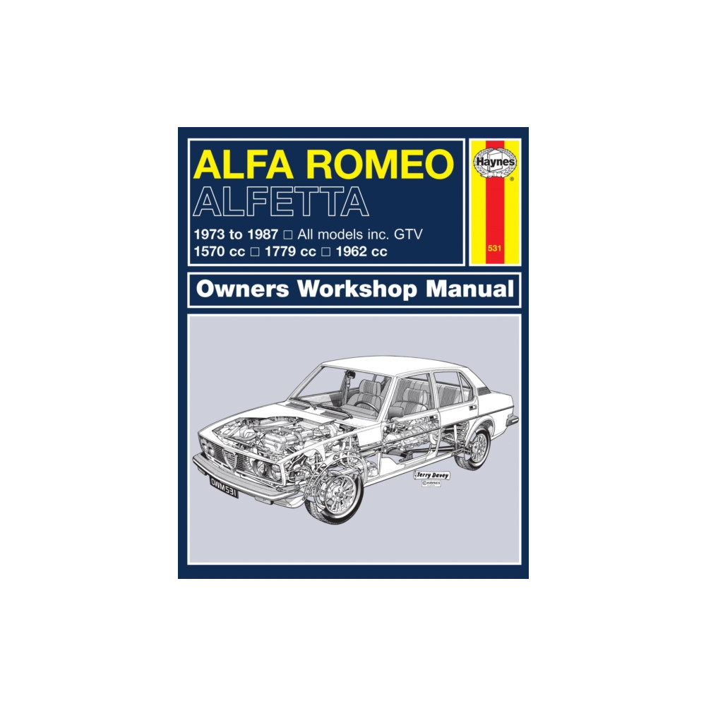 Produktbild för Alfa Romeo Alfetta (1973 - 1987) Haynes Repair Manual (häftad, eng)