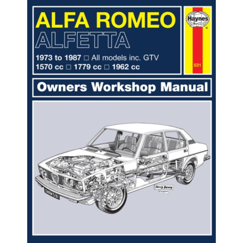 Haynes Publishing Group Alfa Romeo Alfetta (1973 - 1987) Haynes Repair Manual (häftad, eng)