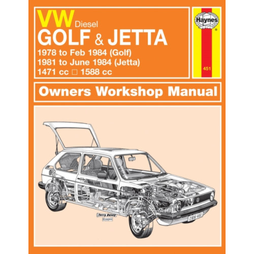 Haynes Publishing Group VW Golf & Jetta Mk 1 Diesel (78 - 84) Haynes Repair Manual (häftad, eng)