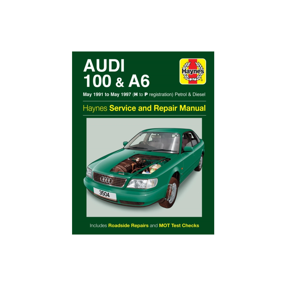 Produktbild för Audi 100 & A6 Petrol & Diesel (May 91 - May 97) Haynes Repair Manual (häftad, eng)