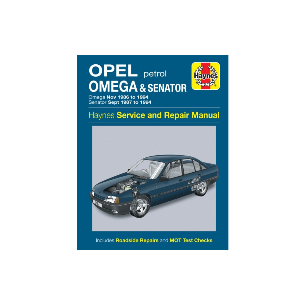 Produktbild för Opel Omega & Senator Petrol (Nov 86 - 94) Haynes Repair Manual (häftad, eng)