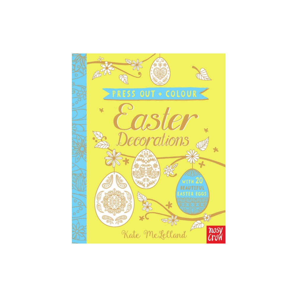 Produktbild för Press Out and Colour: Easter Eggs (bok, board book, eng)