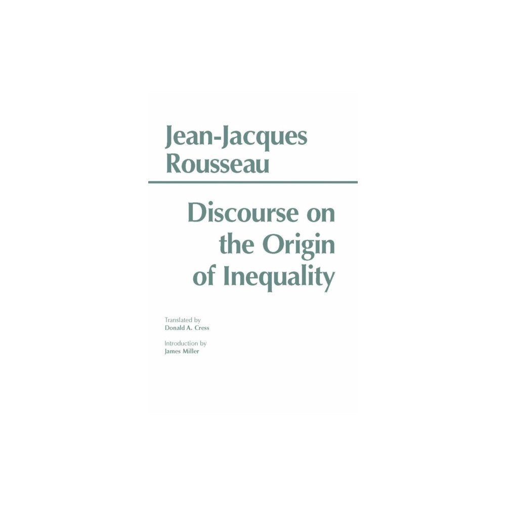 Produktbild för Discourse on the Origin of Inequality (häftad, eng)