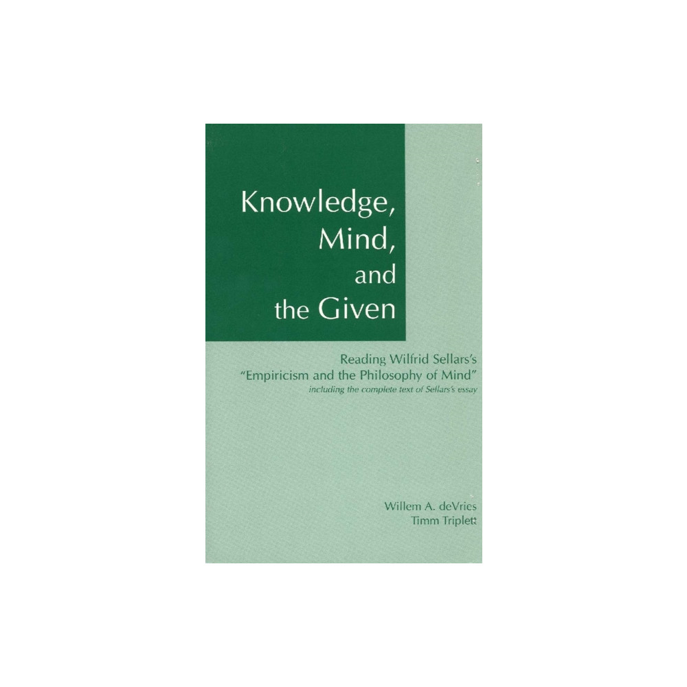 Produktbild för Knowledge, Mind & the Given (häftad, eng)