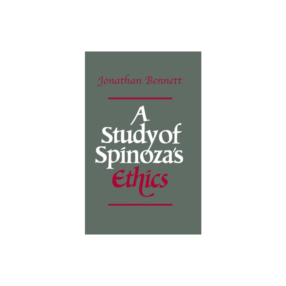 Produktbild för A Study of Spinoza's Ethics (häftad, eng)