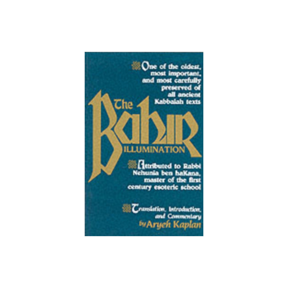 Produktbild för The Bahir (häftad, eng)