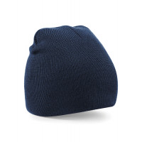 Beechfield Beanie Knitted Hat French Navy