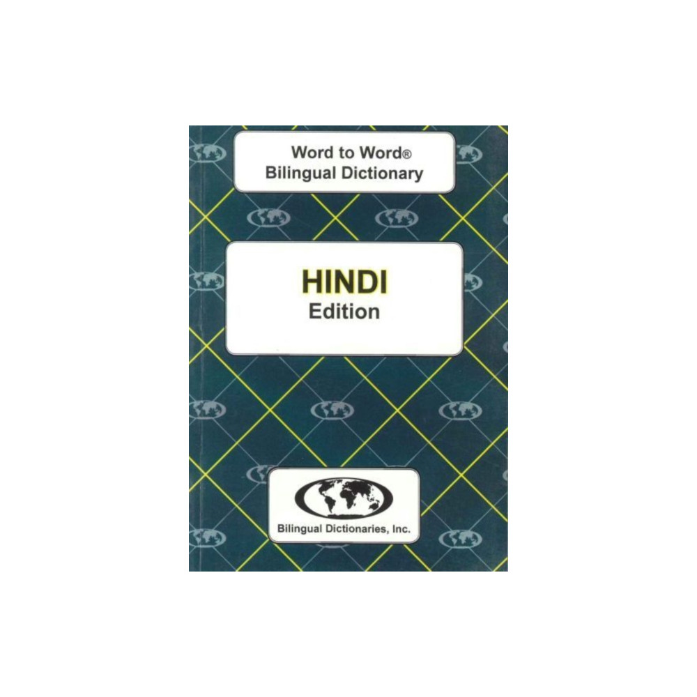 Produktbild för English-Hindi & Hindi-English Word-to-Word Dictionary (häftad, eng)
