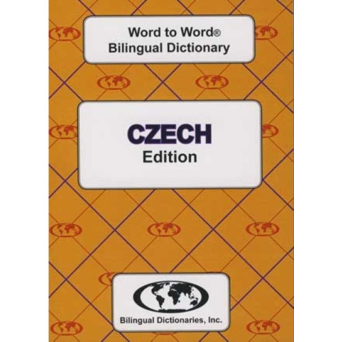 Bilingual Dictionaries, Incorporated English-Czech & Czech-English Word-to-Word Dictionary (häftad, eng)