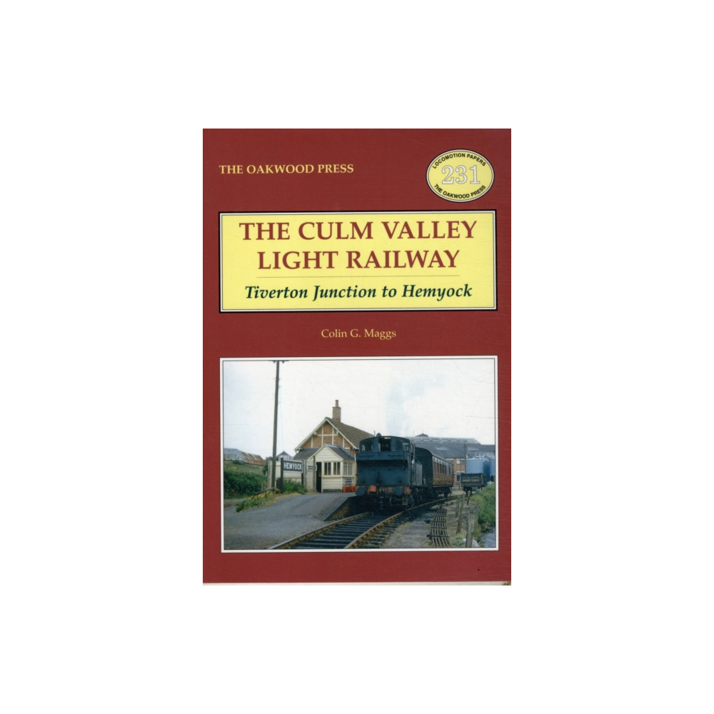 Produktbild för Culm Valley Light Railway (häftad, eng)