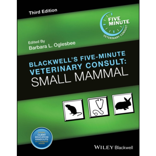 John Wiley And Sons Ltd Blackwell's Five-Minute Veterinary Consult (inbunden, eng)