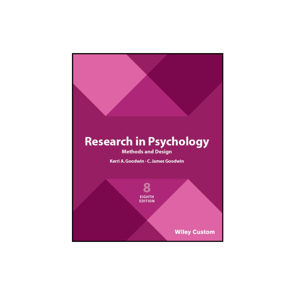 Produktbild för Research in Psychology Methods and Design, 8e Custom Edition (häftad, eng)