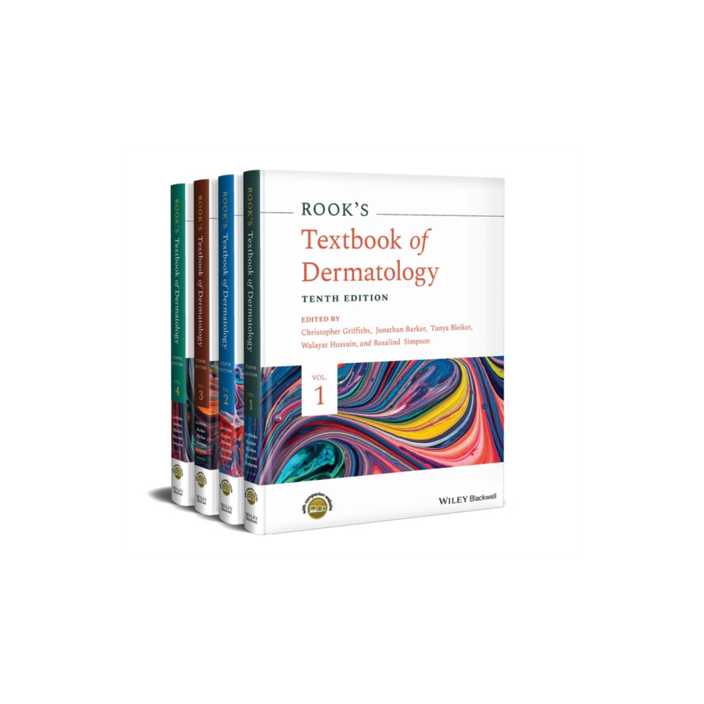 Produktbild för Rook's Textbook of Dermatology, 4 Volume Set (inbunden, eng)