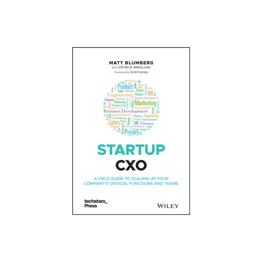 Produktbild för Startup CXO (inbunden, eng)