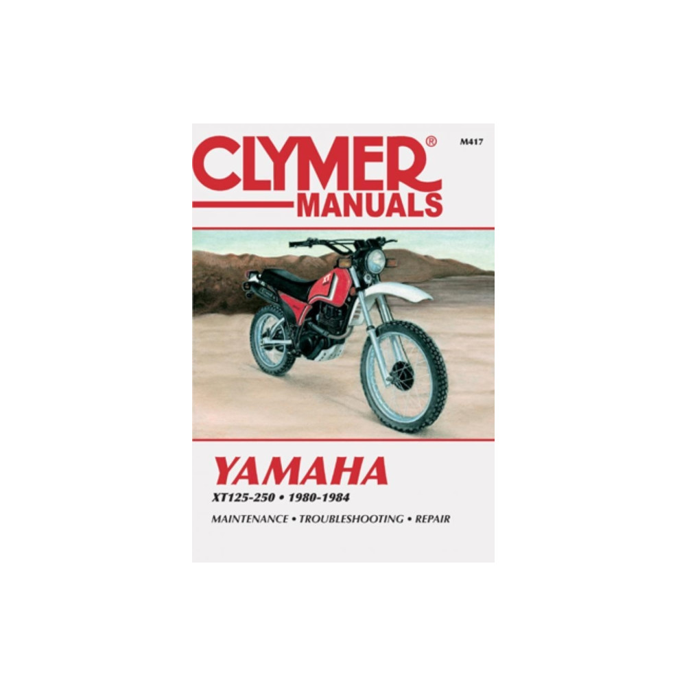 Produktbild för Yam Xt125-250 80-84 (häftad, eng)
