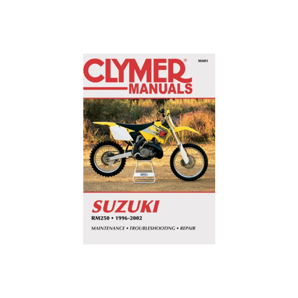Produktbild för Suzuki RM250 Motorcycle (1996-2002) Service Repair Manual (häftad, eng)